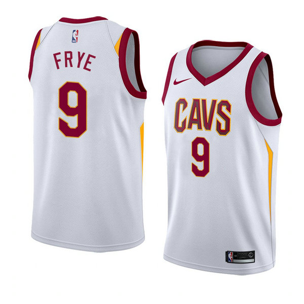 Camiseta baloncesto Channing Frye 9 Association 2018 Blanco Cleveland Cavaliers Hombre