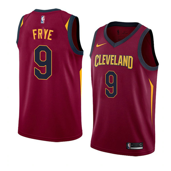 Camiseta baloncesto Channing Frye 9 Icon 2018 Rojo Cleveland Cavaliers Hombre