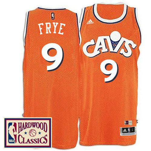 Camiseta baloncesto Channing Frye 9 Retro Naranja Cleveland Cavaliers Hombre