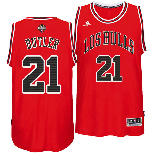 Camiseta baloncesto Chicago Los Bulls 2016 Jimmy Butler 21 Roja