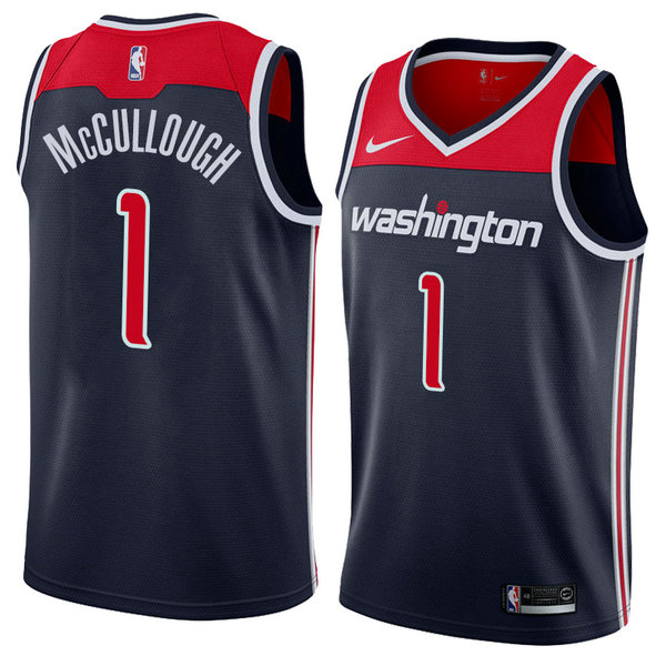 Camiseta baloncesto Chris McCullough 1 Statement 2018 Negro Washington Wizards Hombre