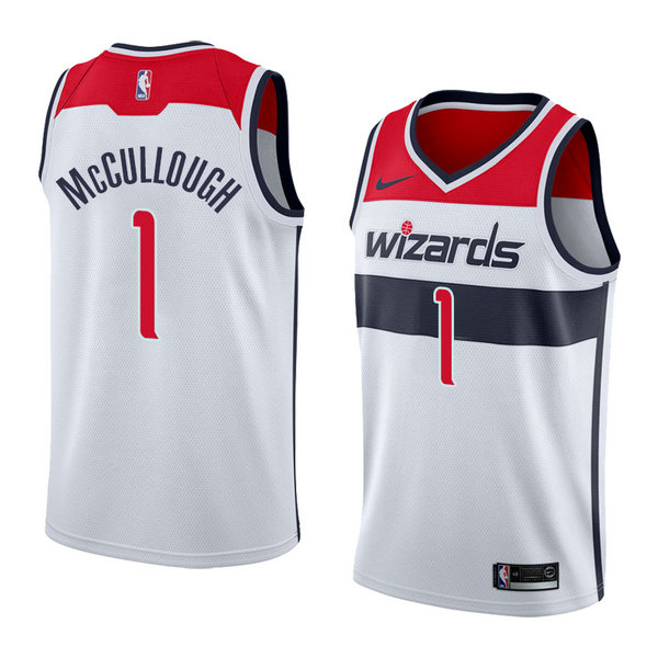 Camiseta baloncesto Chris Mccullough 1 Association 2018 Blanco Washington Wizards Hombre