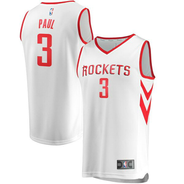 Camiseta baloncesto Chris Paul 3 Association Edition Blanco Houston Rockets Hombre