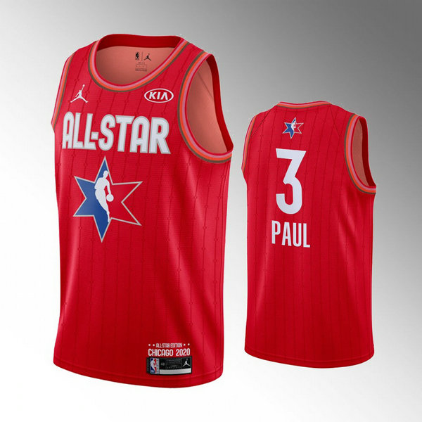 Camiseta baloncesto Chris Paul 3 Rojo All Star 2020 Hombre