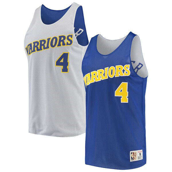Camiseta baloncesto Chris Webber 4 Classics Reversible Azul Golden State Warriors Hombre