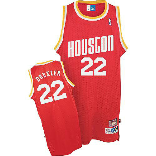 Camiseta baloncesto Clyde Drexler 22 Rojo Houston Rockets Hombre