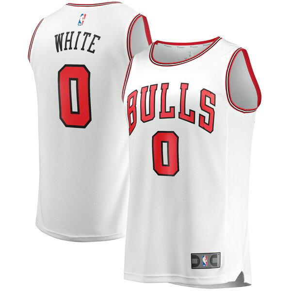 Camiseta baloncesto Coby White 0 2019 Blanco Chicago Bulls Hombre