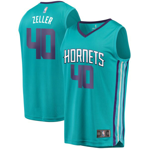 Camiseta baloncesto Cody Zeller 40 2019 Azul Charlotte Hornets Hombre