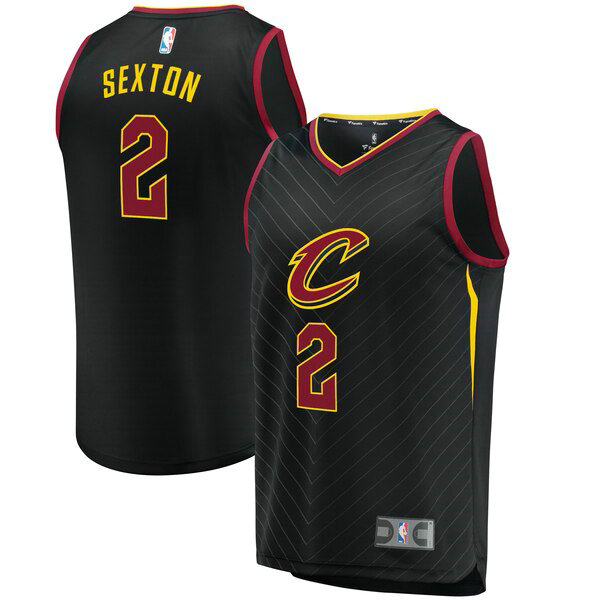 Camiseta baloncesto Collin Sexton 2 2019-2020 Negro Cleveland Cavaliers Hombre