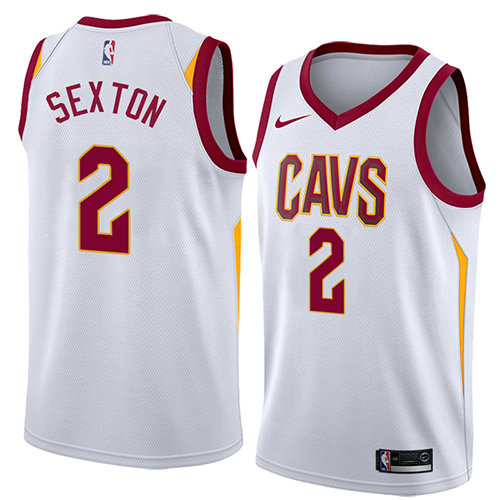 Camiseta baloncesto Collin Sexton 2 Association 2018 Blanco Cleveland Cavaliers Hombre