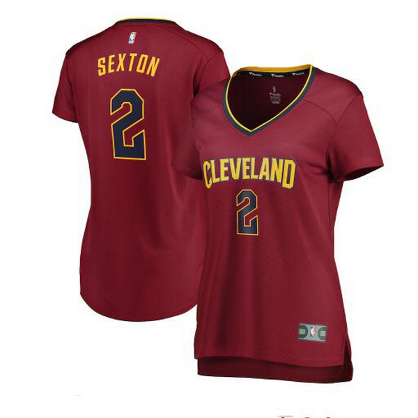 Camiseta baloncesto Collin Sexton 2 icon edition Rojo Cleveland Cavaliers Mujer