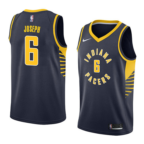 Camiseta baloncesto Cory Joseph 6 Icon 2018 Azul Indiana Pacers Hombre