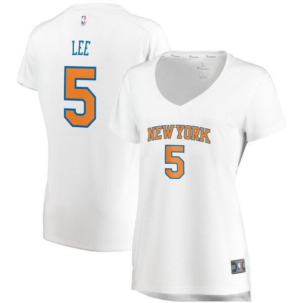 Camiseta baloncesto Courtney Lee 5 association edition Blanco New York Knicks Mujer
