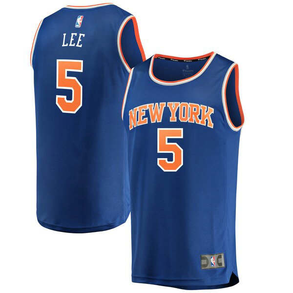Camiseta baloncesto Courtney Lee 5 icon edition Azul New York Knicks Hombre