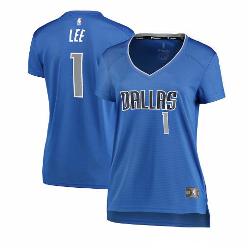 Camiseta baloncesto Courtney Lee Dallas 1 icon edition Azul Dallas Mavericks Mujer
