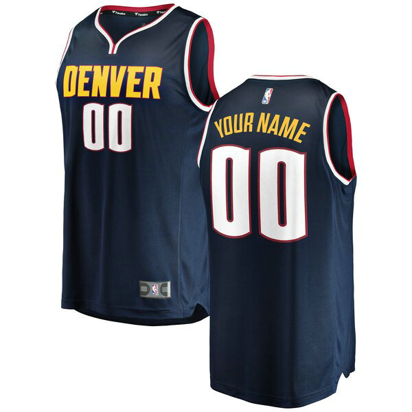 Camiseta baloncesto Custom 0 2018-2019 Icon Edition Armada Denver Nuggets Hombre