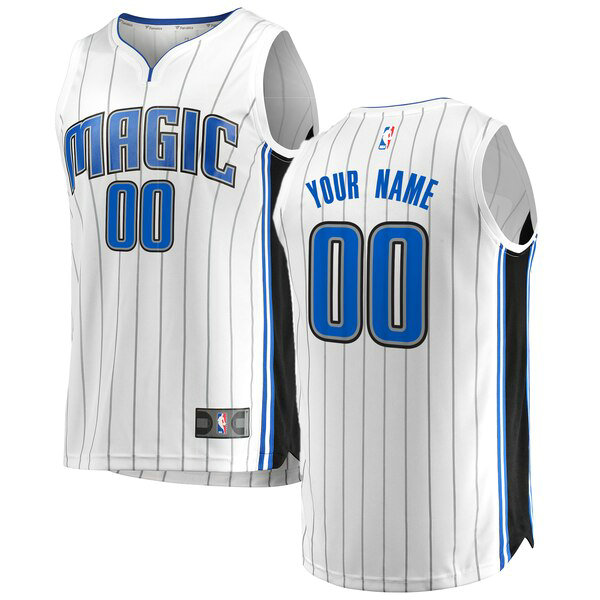 Camiseta baloncesto Custom 0 Association Edition Blanco Orlando Magic Hombre