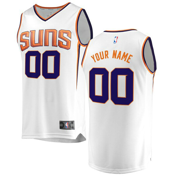 Camiseta baloncesto Custom 0 Association Edition Blanco Phoenix Suns Hombre