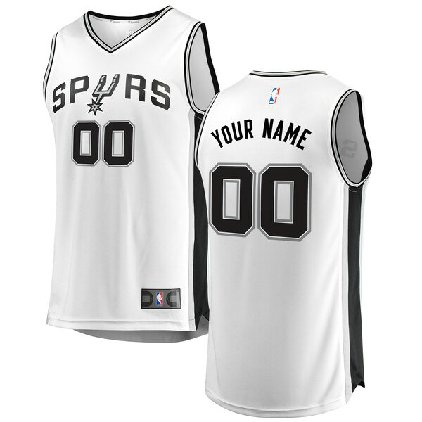 Replica de camiseta baloncesto custom 0 association edition blanco san antonio spurs hombre