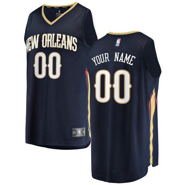 Camiseta baloncesto Custom 0 Icon Edition Armada New Orleans Pelicans Hombre