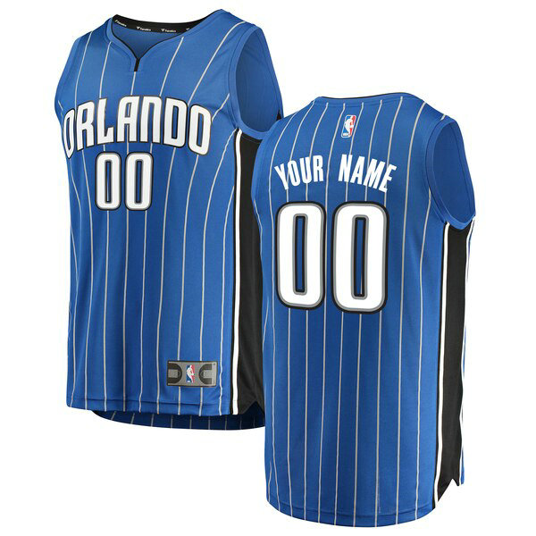 Camiseta baloncesto Custom 0 Icon Edition Azul Orlando Magic Hombre