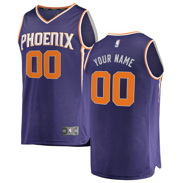 Camiseta baloncesto Custom 0 Icon Edition Púrpura Phoenix Suns Hombre