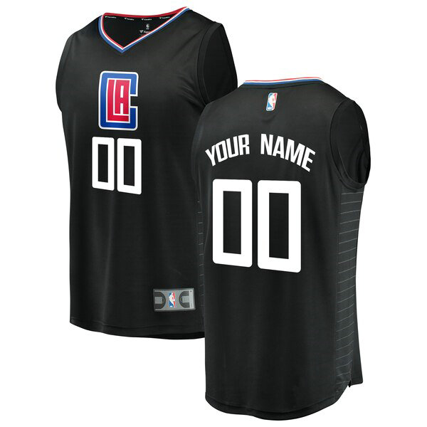 Camiseta baloncesto Custom 0 Statement Edition Negro Los Angeles Clippers Nino