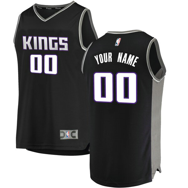 Camiseta baloncesto Custom 0 Statement Edition Negro Sacramento Kings Nino