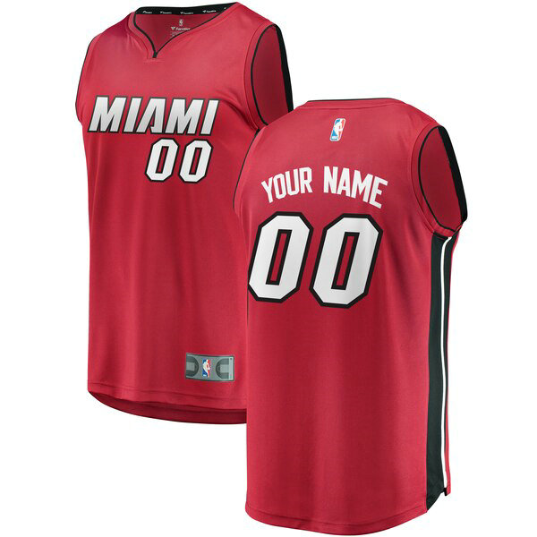 Camiseta baloncesto Custom 0 Statement Edition Rojo Miami Heat Hombre
