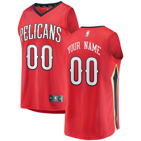 Camiseta baloncesto Custom 0 Statement Edition Rojo New Orleans Pelicans Hombre