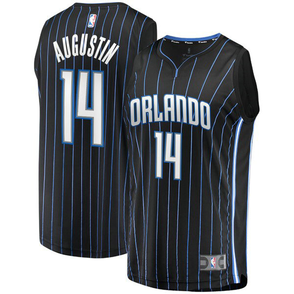 Camiseta baloncesto DJ Augustin 14 Statement Edition Negro Orlando Magic Hombre