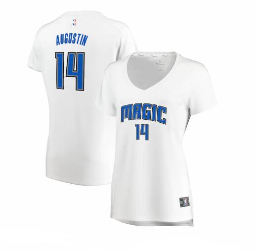 Camiseta baloncesto DJ Augustin 14 association edition Blanco Orlando Magic Mujer