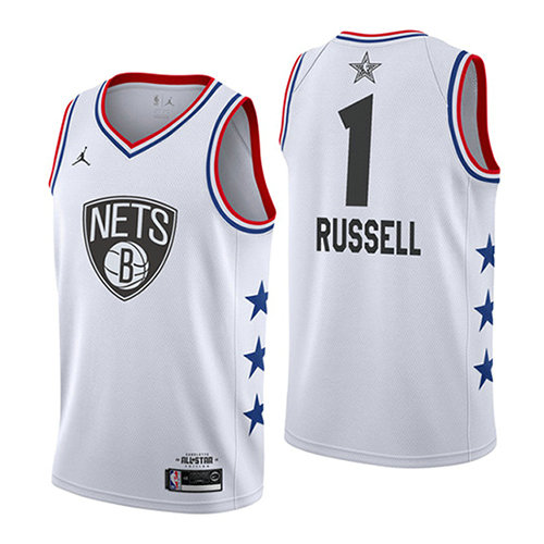 Camiseta baloncesto Dangelo Russell 1 Blanco All Star 2019 Hombre