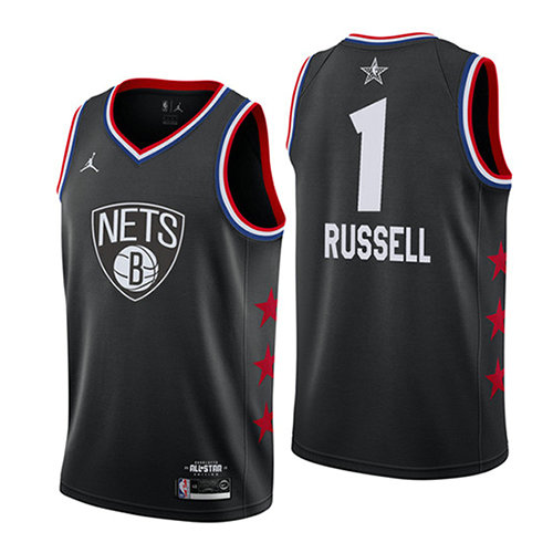 Camiseta baloncesto Dangelo Russell 1 Negro All Star 2019 Hombre