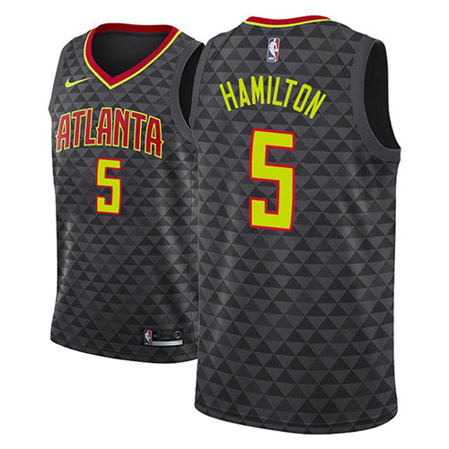 Camiseta baloncesto Daniel Hamilton 5 Icon 2018 Negro Atlanta Hawks Hombre