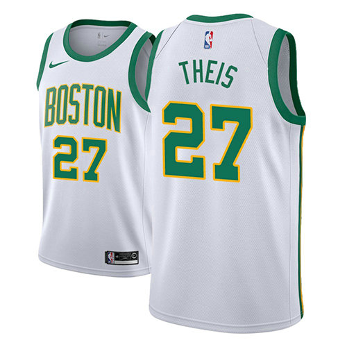 Camiseta baloncesto Daniel Theis 27 Ciudad 2018-19 Blanco Boston Celtics Hombre