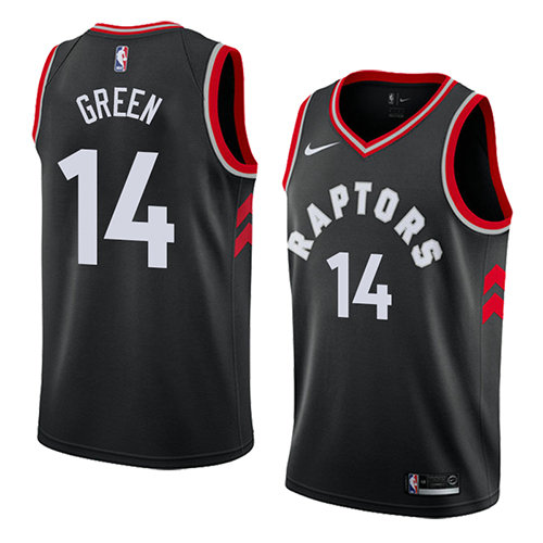 Camiseta baloncesto Danny Verde 14 Statement 2018 Negro Toronto Raptors Hombre