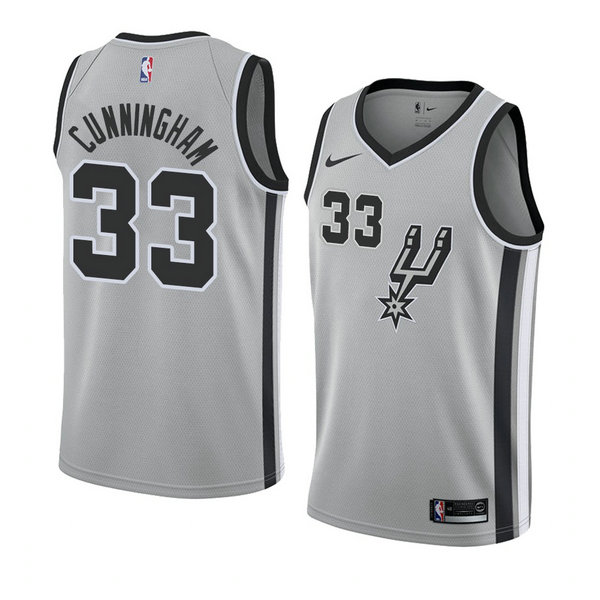 Camiseta baloncesto Dante Cunningham 33 Statement 2018 Gris San Antonio Spurs Hombre