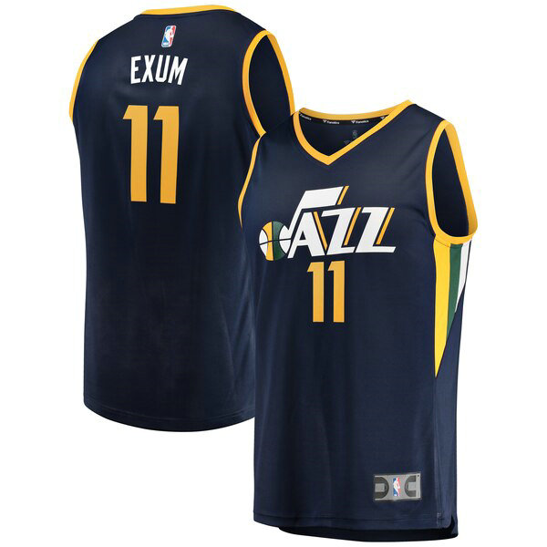 Camiseta baloncesto Dante Exum 11 Icon Edition Armada Utah Jazz Hombre