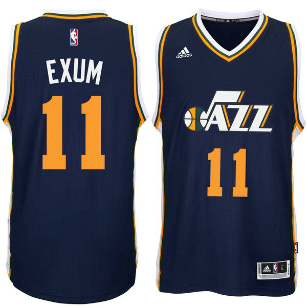 Camiseta baloncesto Dante Exum 11 adidas Player Swingman Armada Utah Jazz Hombre