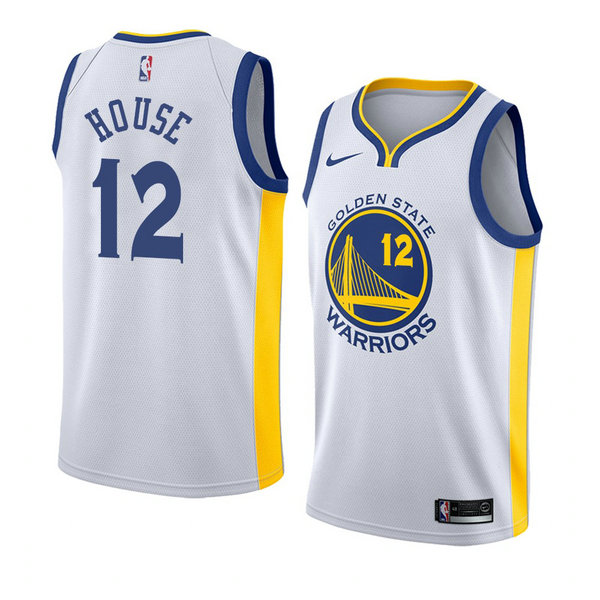 Camiseta baloncesto Danuel House 12 Association 2018 Blanco Golden State Warriors Hombre