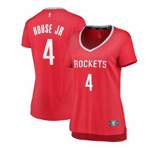 Camiseta baloncesto Danuel House Jr. 4 icon edition Rojo Houston Rockets Mujer