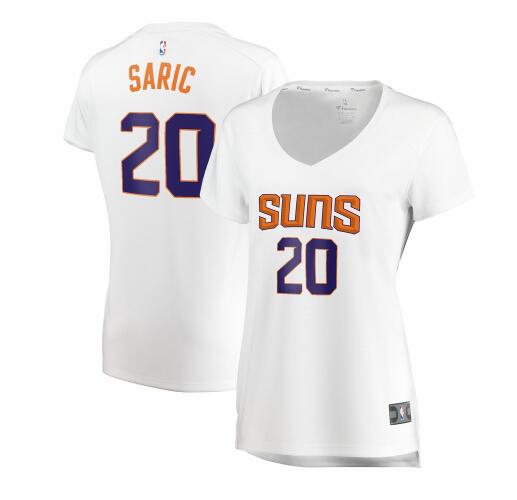Camiseta baloncesto Dario Saric 20 association edition Blanco Phoenix Suns Mujer