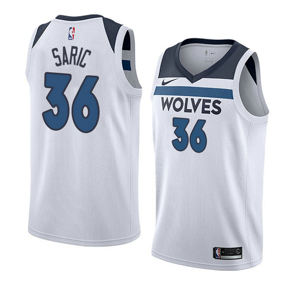 Camiseta baloncesto Dario Saric 36 Association 2018 Blanco Minnesota Timberwolves Hombre