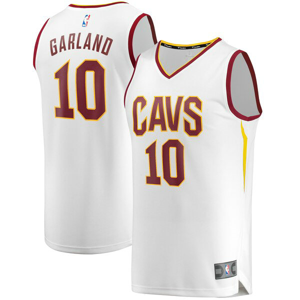 Camiseta baloncesto Darius Garland 10 2019 Blanco Cleveland Cavaliers Hombre