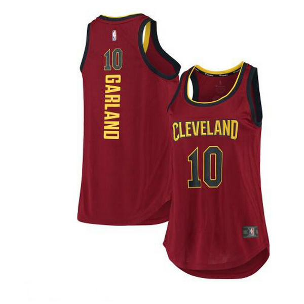 Camiseta baloncesto Darius Garland 10 icon edition Rojo Cleveland Cavaliers Mujer