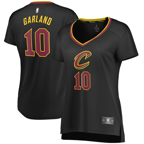 Camiseta baloncesto Darius Garland 10 statement edition Negro Cleveland Cavaliers Mujer