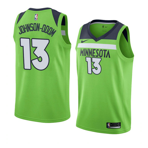 Camiseta baloncesto Darius Johnson-odom 13 Statement 2018 Verde Minnesota Timberwolves Hombre