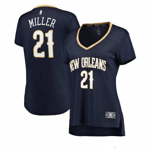 Camiseta baloncesto Darius Miller 21 icon edition Armada New Orleans Pelicans Mujer