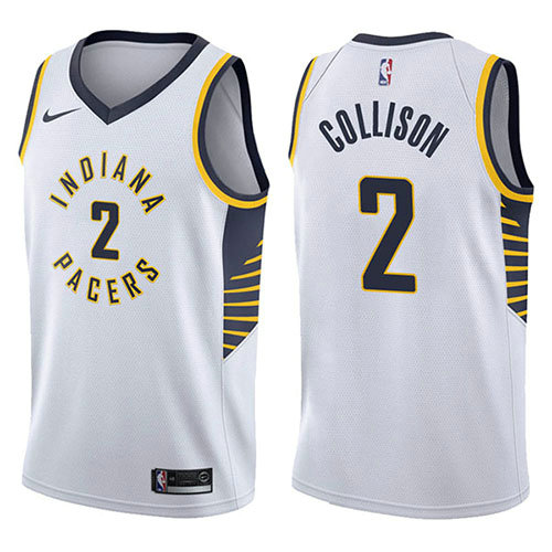 Camiseta baloncesto Darren Collison 2 Association 2017-18 Blanco Indiana Pacers Hombre